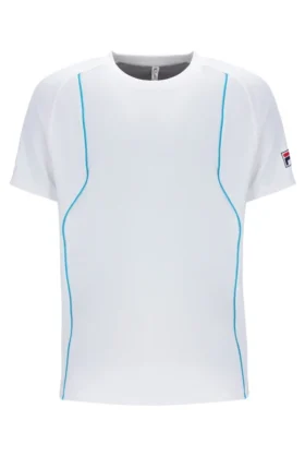 Pantalones cortos de tenis de manga corta Backspin en blanco