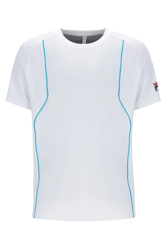 Pantalones cortos de tenis de manga corta Backspin en blanco