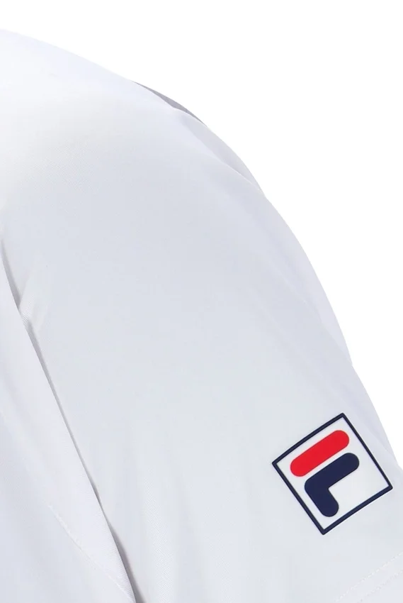 Pantalones cortos de tenis de manga corta Backspin en blanco
