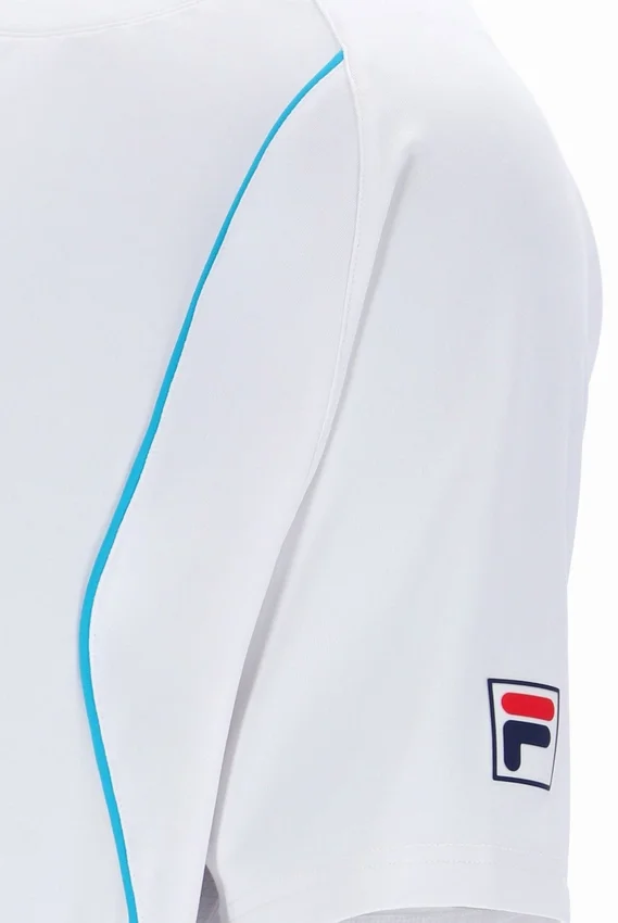 Pantalones cortos de tenis de manga corta Backspin en blanco