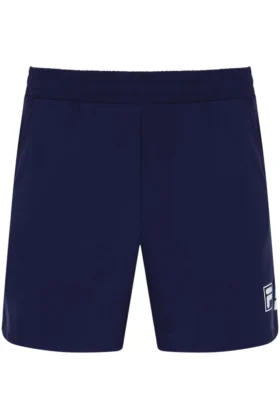 Pantalones cortos de tenis para hombre de 5" en azul marino oscuro