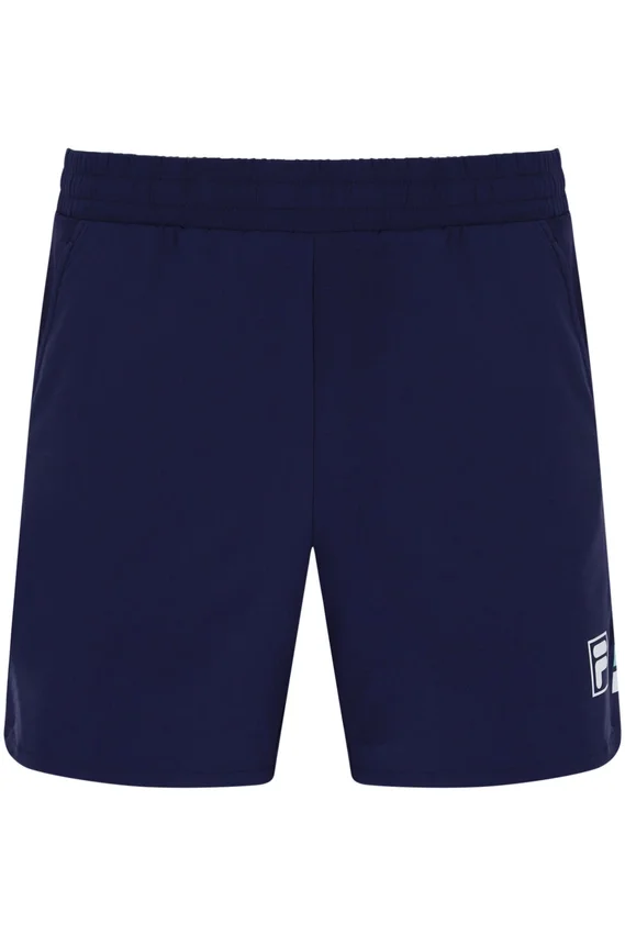 Pantalones cortos de tenis para hombre de 5" en azul marino oscuro