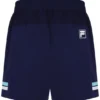 Pantalones cortos de tenis para hombre de 5" en azul marino oscuro