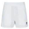 Pantalones cortos de tenis para hombre de 5" en blanco roto