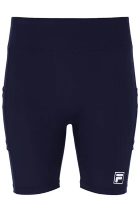 Pantalones cortos de tenis para mujer en azul marino oscuro