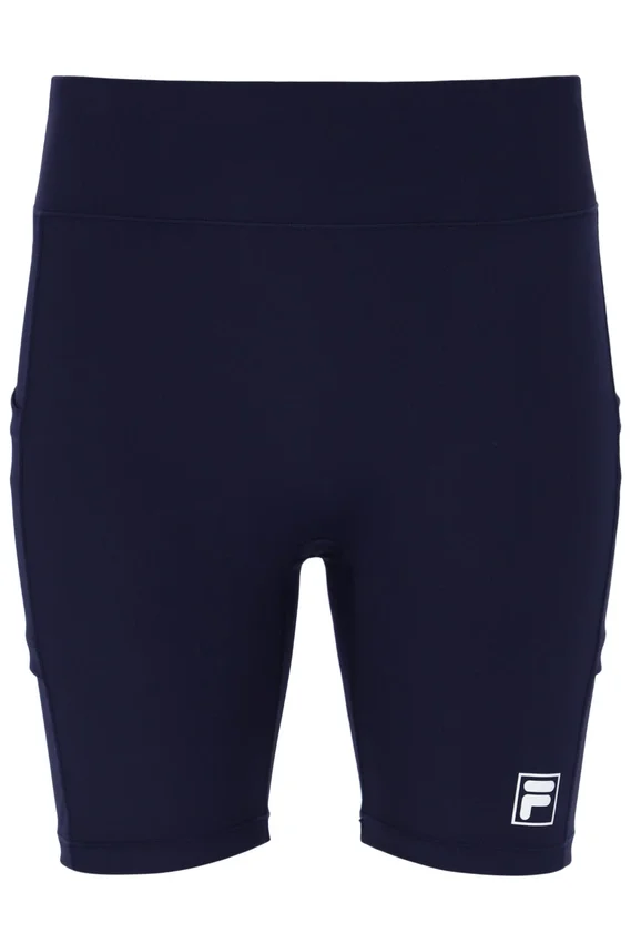 Pantalones cortos de tenis para mujer en azul marino oscuro