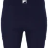 Pantalones cortos de tenis para mujer en azul marino oscuro