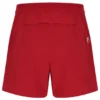 Pantalones cortos de tenis rojos para hombre de 5" con calzoncillo interior