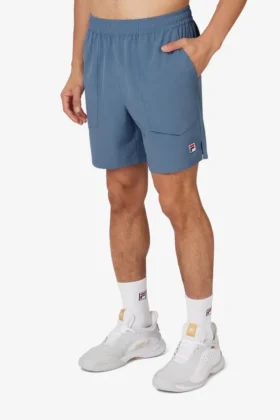 Pantalones cortos de tenis tejidos «Court» en azul