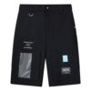Pantalones cortos deportivos Fila x Mihara con firma conjunta para hombre, color negro