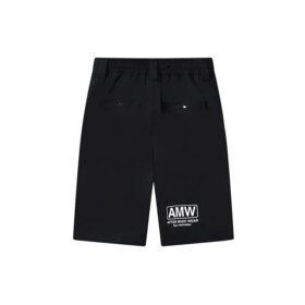 Pantalones cortos deportivos Fila x Mihara con firma conjunta para hombre, color negro