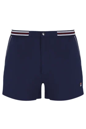 Pantalones cortos High Tide Terry Pocket Stripe de Fila en azul marino