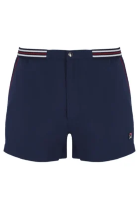 Pantalones cortos High Tide Terry Pocket Stripe de Fila en azul marino