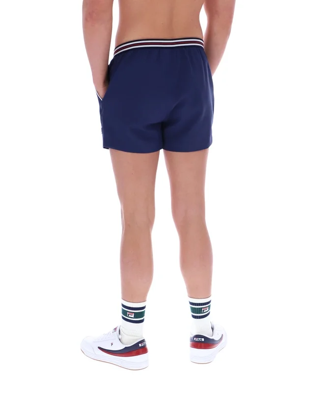 Pantalones cortos High Tide Terry Pocket Stripe de Fila en azul marino