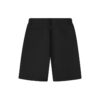 Pantalones cortos holgados, transpirables y de estilo casual, de tejido, color negro