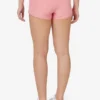 Pantalones cortos rosas con detalle de cinta