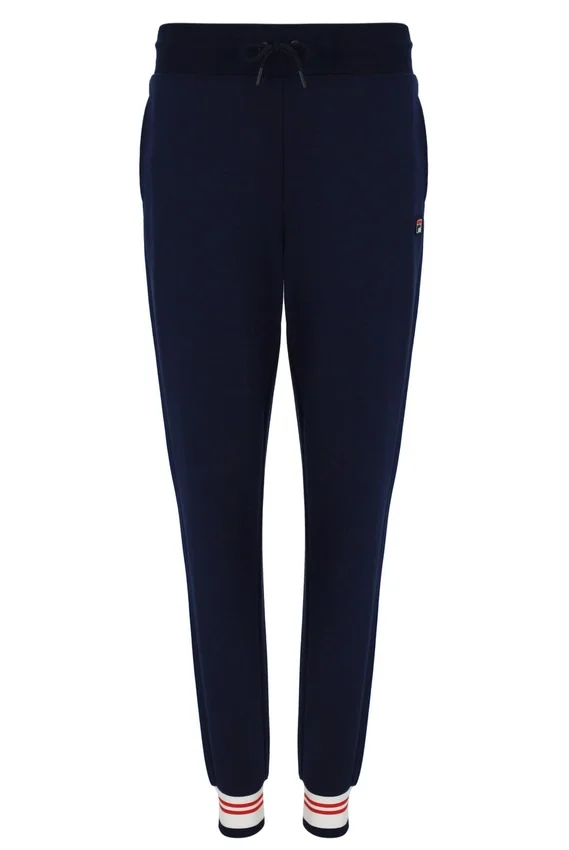 Pantalones de chándal con puños Fila Jianna en azul marino