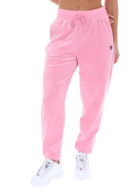 Pantalones de chándal con puños Justina en rosa Prism