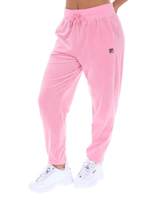 Pantalones de chándal con puños Justina en rosa Prism