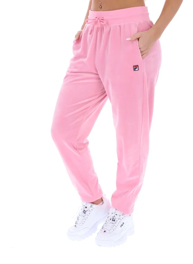 Pantalones de chándal con puños Justina en rosa Prism
