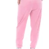Pantalones de chándal con puños Justina en rosa Prism