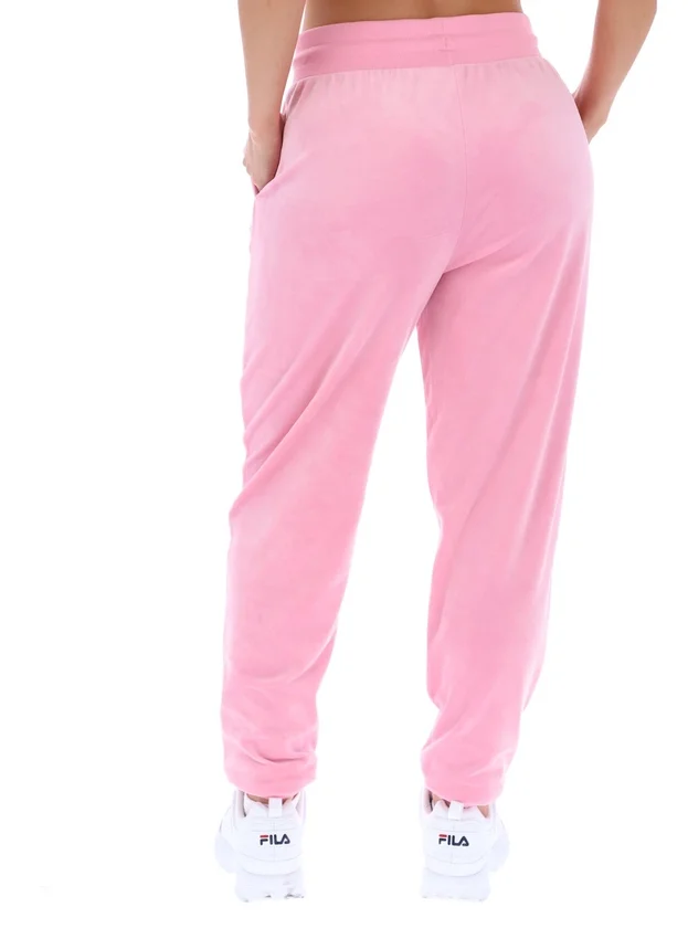 Pantalones de chándal con puños Justina en rosa Prism