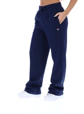 Pantalones de chándal Fila Jirina de corte holgado en azul marino