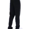 Pantalones de chándal negros Tavis de pierna recta con costuras en contraste
