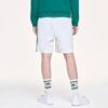 Pantalones de tenis transpirables con tejido lateral para hombre, color blanco