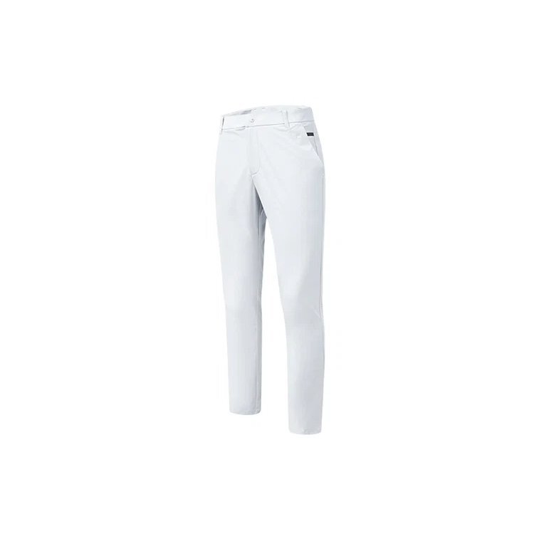 Pantalones deportivos casuales ajustados de tejido ATHLETICS, color blanco