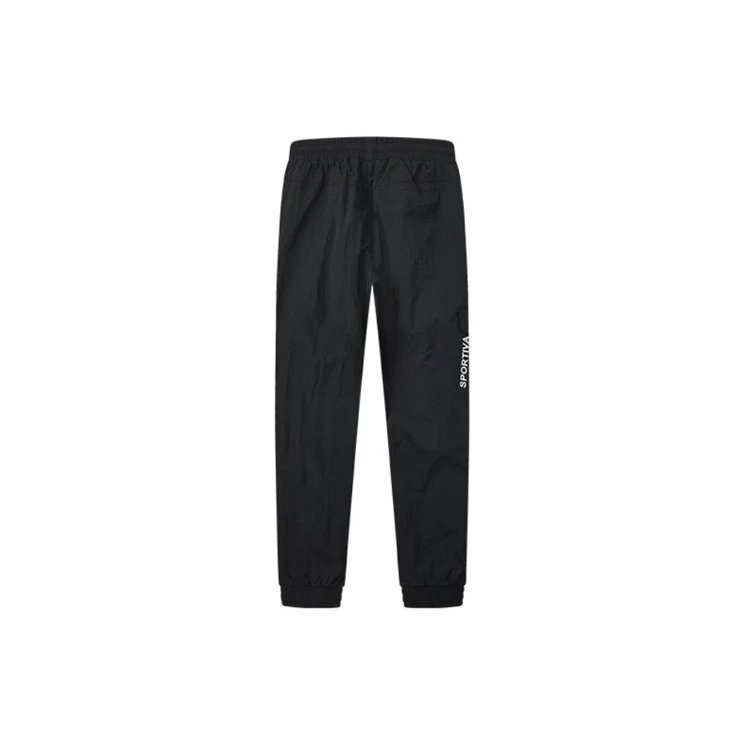 Pantalones deportivos con logotipo tejido en el costado, color azul