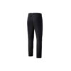 Pantalones deportivos de atletismo de punto rectos de color sólido, negros