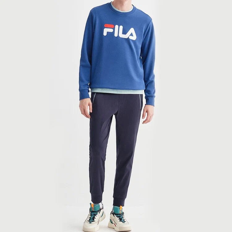 Pantalones deportivos/de chándal FILA para hombre con bolsillos, color azul