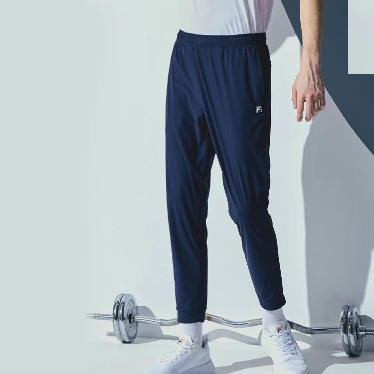 Pantalones deportivos FILA Mini Logo azul marino para hombre