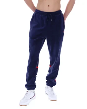 Pantalones deportivos Fila Otello con paneles contrastantes en azul marino