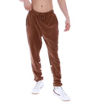 Pantalones deportivos Otello con paneles contrastantes en color Cappuccino
