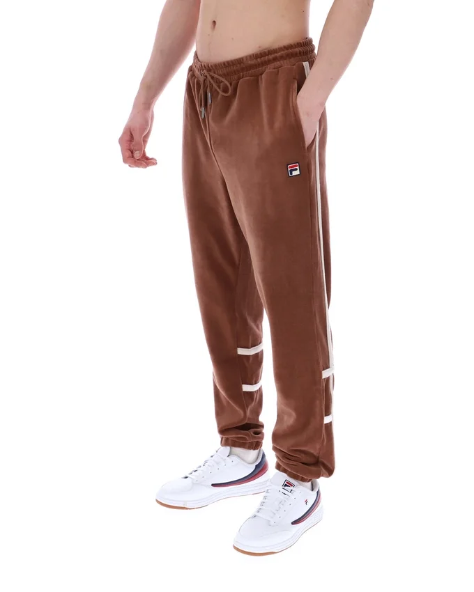 Pantalones deportivos Otello con paneles contrastantes en color Cappuccino