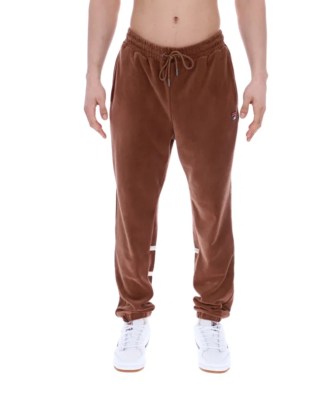 Pantalones deportivos Otello con paneles contrastantes en color Cappuccino