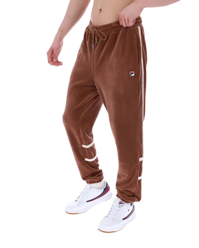 Pantalones deportivos Otello con paneles contrastantes en color Cappuccino