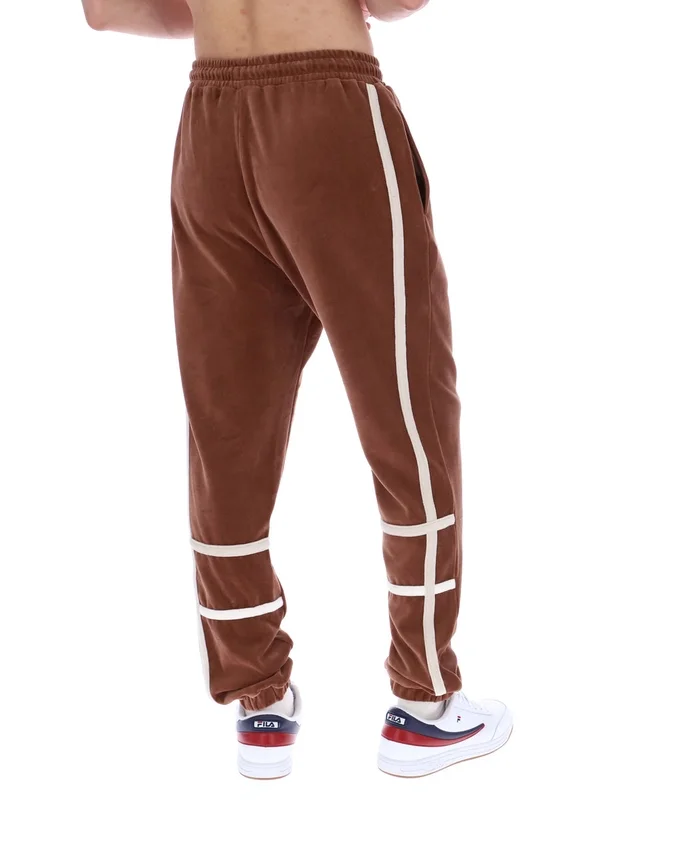 Pantalones deportivos Otello con paneles contrastantes en color Cappuccino