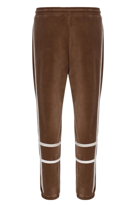 Pantalones deportivos Otello con paneles contrastantes en color Cappuccino