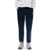 Pantalones deportivos tejidos con raya lateral de la colaboración Fila x Mihara Yasuhiro «Azul marino y blanco»