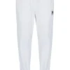 Pantalones deportivos tejidos en blanco roto