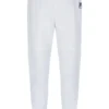 Pantalones deportivos tejidos en blanco roto
