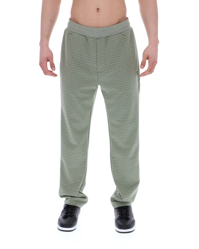 Pantalones Edward Herringbone en color espuma de mar