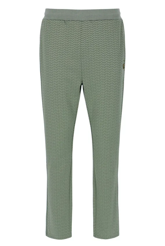 Pantalones Edward Herringbone en color espuma de mar