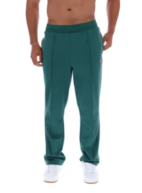 Pantalones jogger de pierna recta con costuras en contraste Rain Forest Tavis