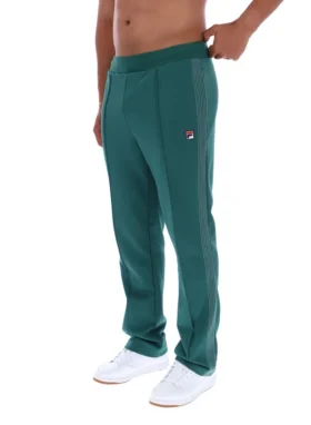 Pantalones jogger de pierna recta con costuras en contraste Rain Forest Tavis