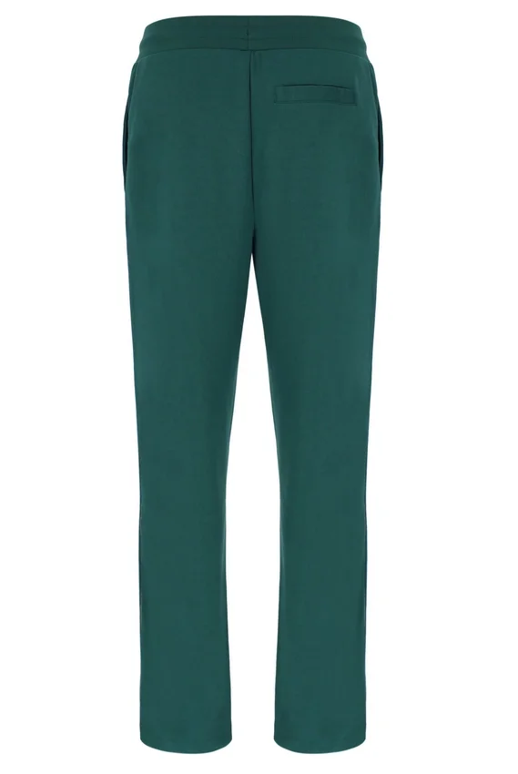 Pantalones jogger de pierna recta con costuras en contraste Rain Forest Tavis