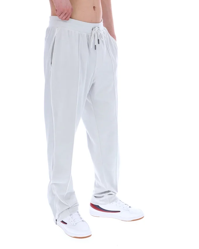 Pantalones jogger de velour Fio de corte recto en azul amanecer